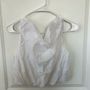 Abercrombie & Fitch Crinkle Textured Cowl Neck Set Top